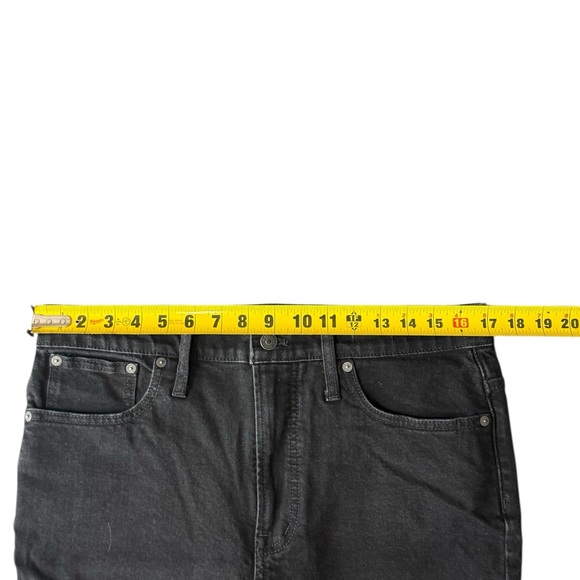 Madewell The Perfect Vintage Flare Jean Sherborn Wash High-Rise Black Denim - Picture 12 of 16